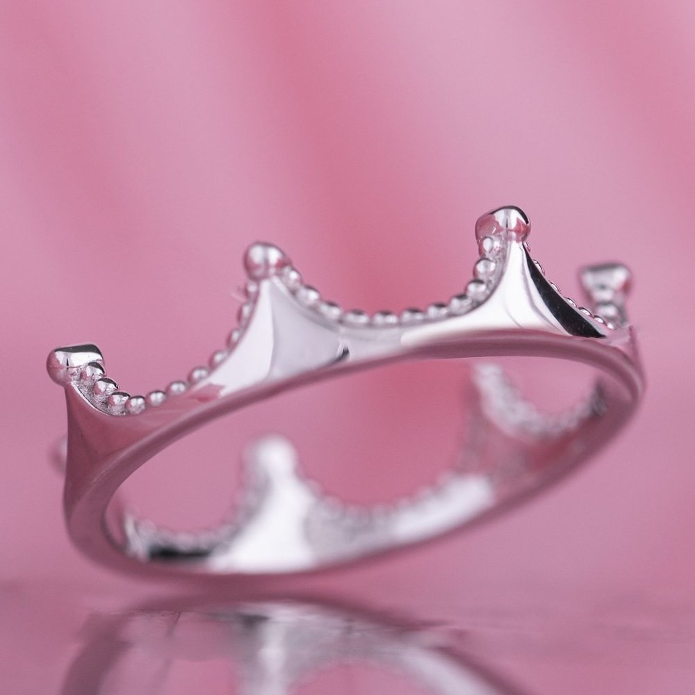 Sterling Silver Crown Ring